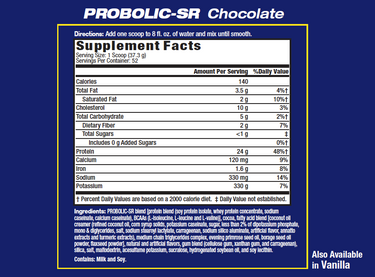 Elite: Probolic-SR 4 lb Muscle Feeding Protein